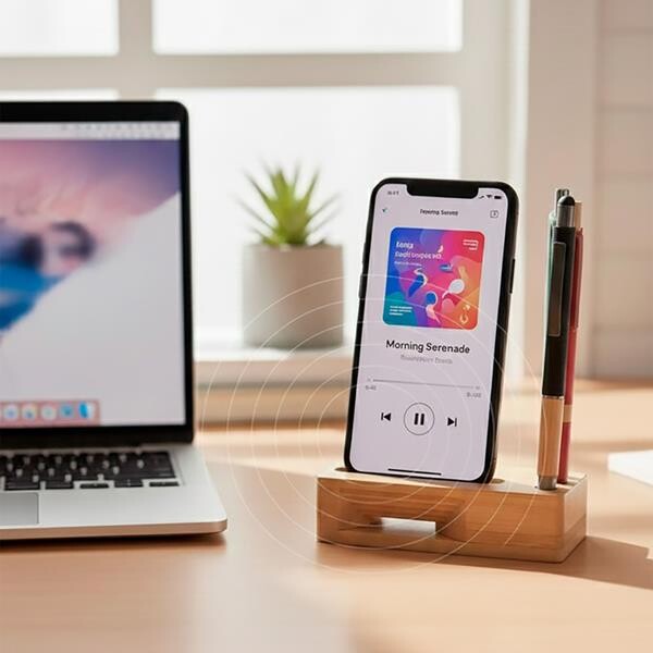 Bambootune Holder - Castanho Claro