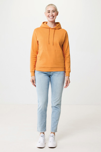 Sweat à capuche en coton recyclé Iqoniq Jasper - Sundial Orange / XS