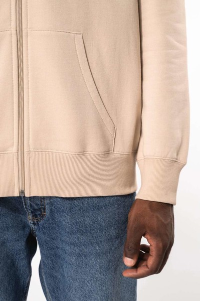 Unisex Full Zip Hoodie - Light Royal Blue / 3XL