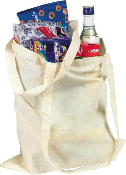 Saco de algodão 120 gr/m² Terry - White