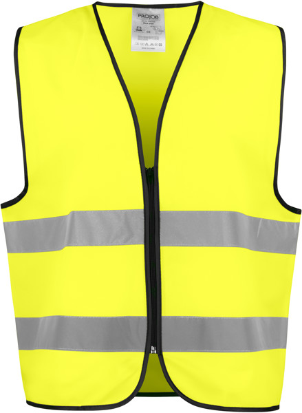 Safety Vest ProJob | 6709 Hi-Viz Vest - Yellow / Black / onesize