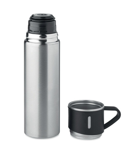 Butelka dwuścienna 420 ml Tonia - Matt Silver