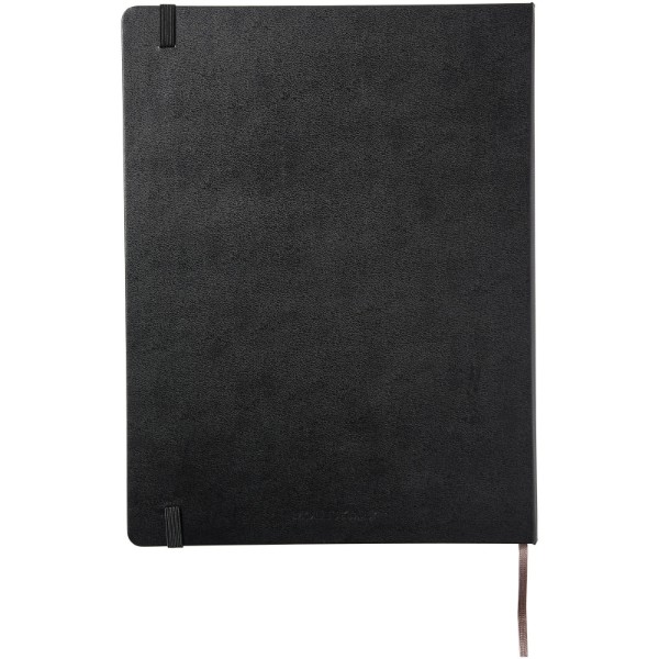 Moleskine Classic XL hard cover notebook - ruled - Solid Black