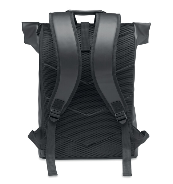 Sac à dos enroulable en PU Bai Roll - Noir