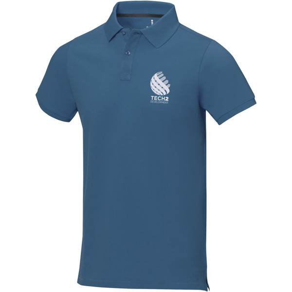 Polo manches courtes homme Calgary - Bleu / XL