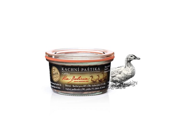 Kačacia paštéta s jablkami 130g