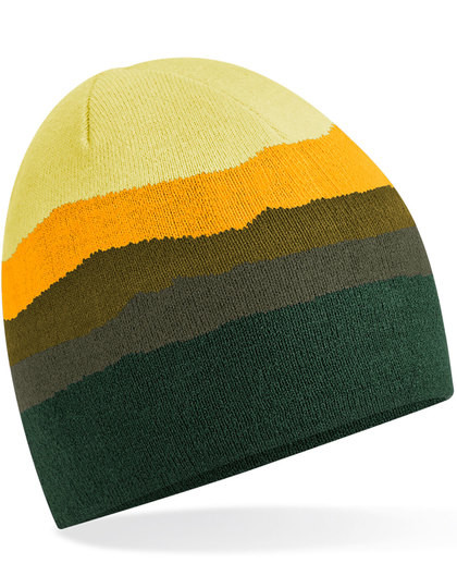Mountain Peaks Pull-On Beanie - Alpine Peaks / One Size