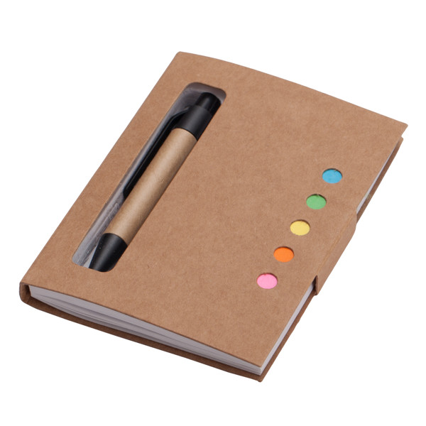 Mini notepad 80x110/100p plain with ballpen