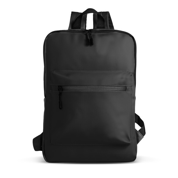Sac À Dos Fin Ordinateur 15,6´´, Pu Souple - Noir