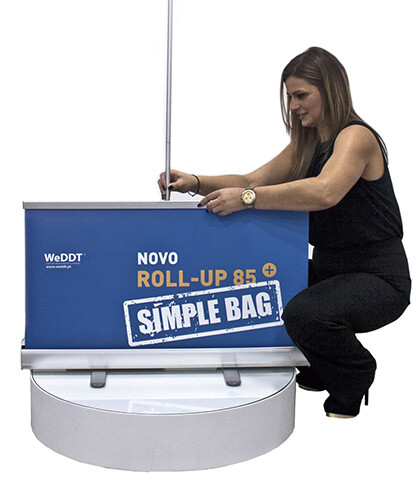 Roll-up Económico Classic  impressão incluída - 1200 mm