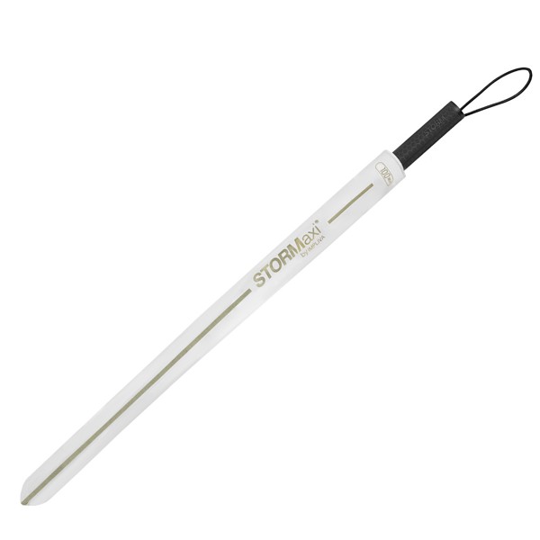 STORMaxi - Parapluie tempte arodynamique - Manuel - Impermable au vent -  92 cm - Blanc