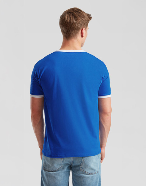 Ringer Tee - White / Black / L