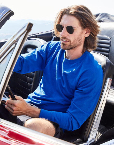 Lightweight Raglan Sweat - White / XL