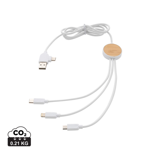 XD - RCS recycled plastic Ontario 6-in-1 cable