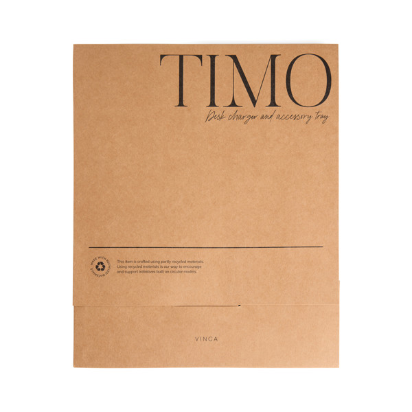 VINGA Timo RCS stolná nabíjačka a podložka na príslušenstvo - Čierna