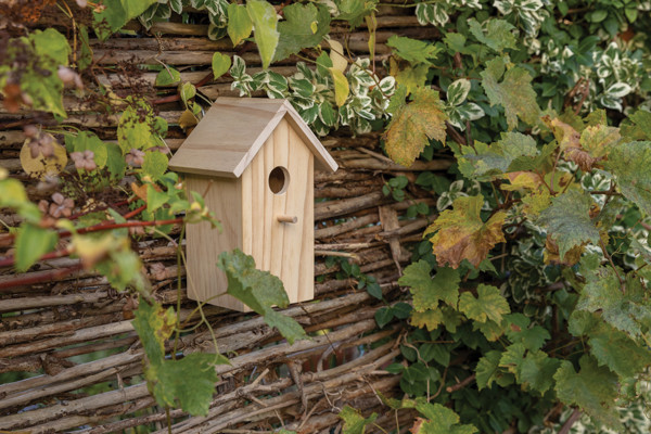 Maison pour oiseaux en bois