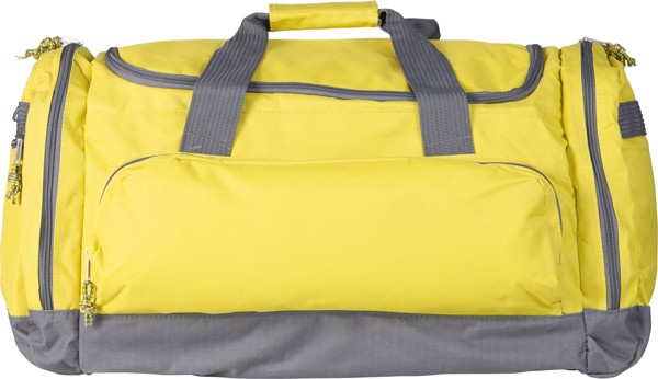 Sac de sport en polyester Lorenzo - Yellow