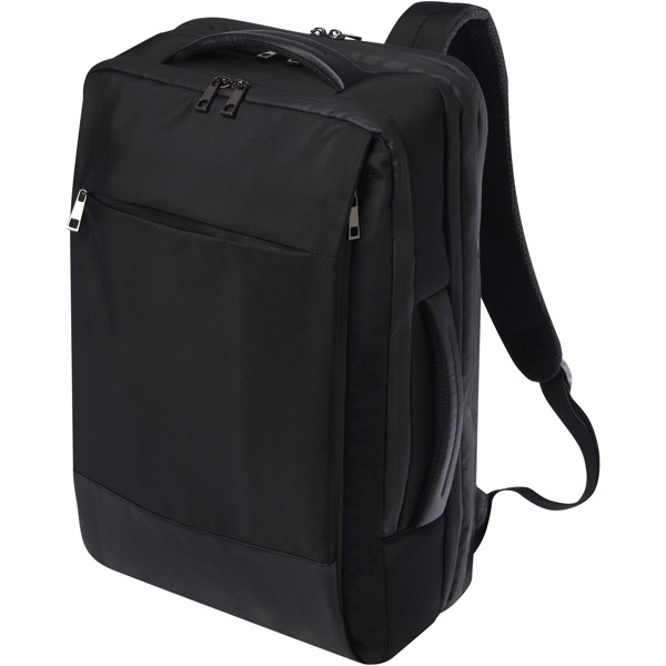 Mochila para portátil de 17" ampliável reciclada GRS de 35 L "Expedition Pro"