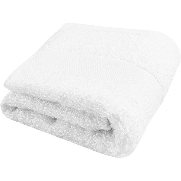 Sophia 450 g/m² cotton towel 30x50 cm - White