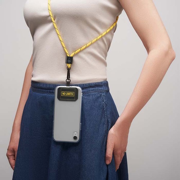 Cordão cruzado para telemóvel - Lanyard