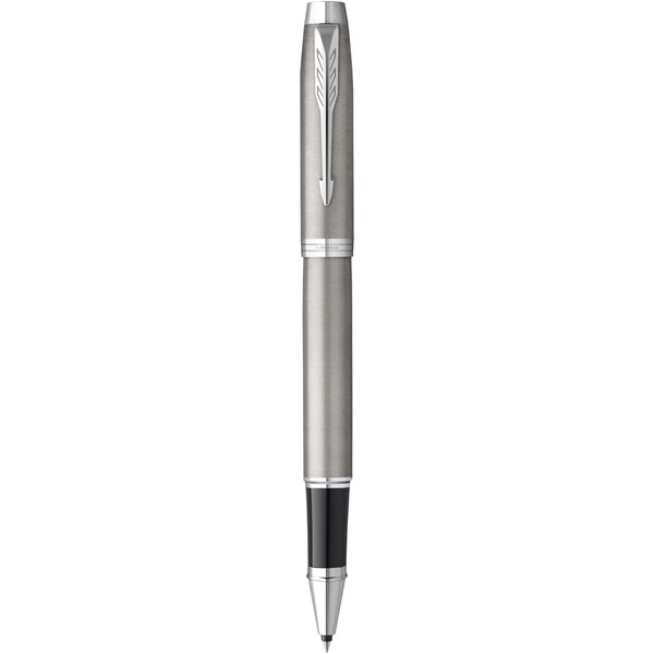 Parker IM Essentials rollerball and ballpoint pen set - silver