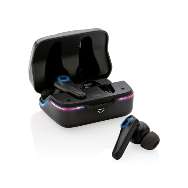 RGB gaming earbuds with ENC