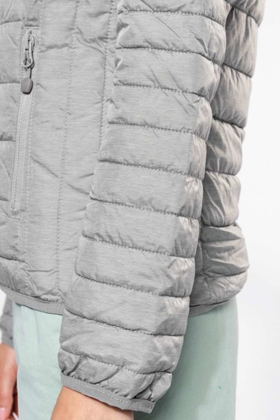 Ladies' Lightweight Hooded Padded Jacket - Light Royal Blue / L