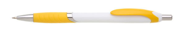 Tempo plastic ballpoint pen, 141 mm length - Yellow