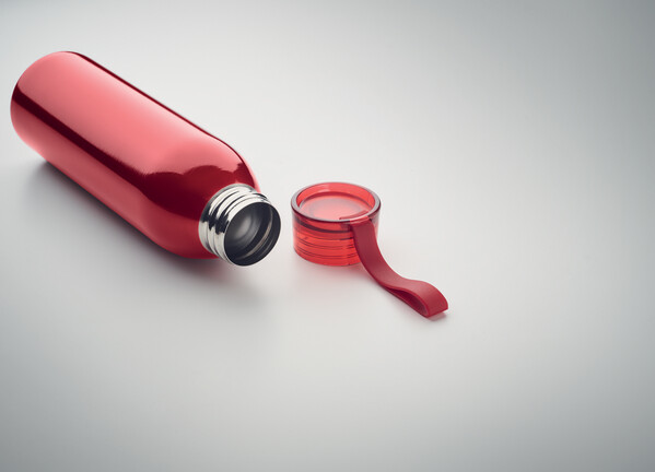 Bottiglia in acciaio inox 650ml Bira - Rosso