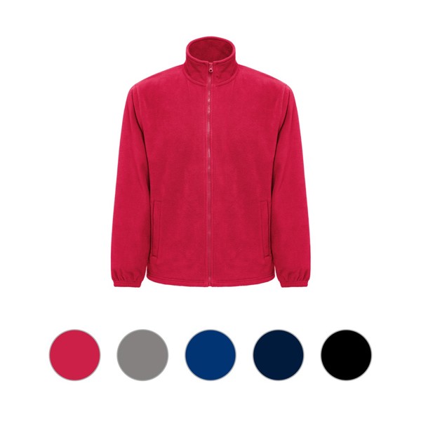 THC GAMA. Men's high-density fleece jacket in polyester - Grey / 3XL