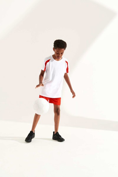Kids Contrast Cool T - Royal Blue / Arctic White / L