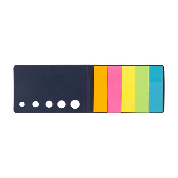 Sticky note holder Dwayne | Recycled cardboard - black