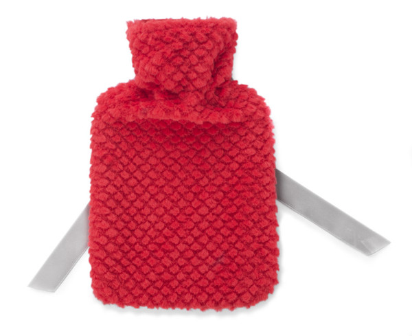 Hot water bottle LIDO - red
