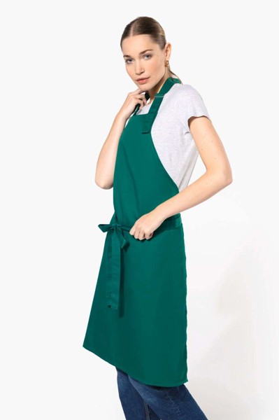 Polycotton Apron Without Pocket - White