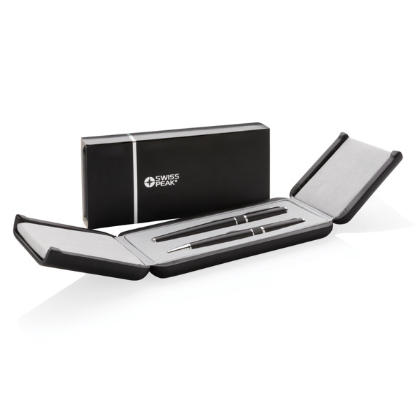 Swiss Peak pen set, blue ink, 1200m writing length