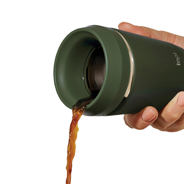 Termohrnek Topl To Go 236 ml z RCS recyklované oceli - Zelená