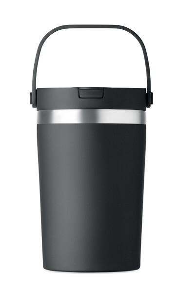 Dvojstenný pohár 350 ml Cozycup - Čierna