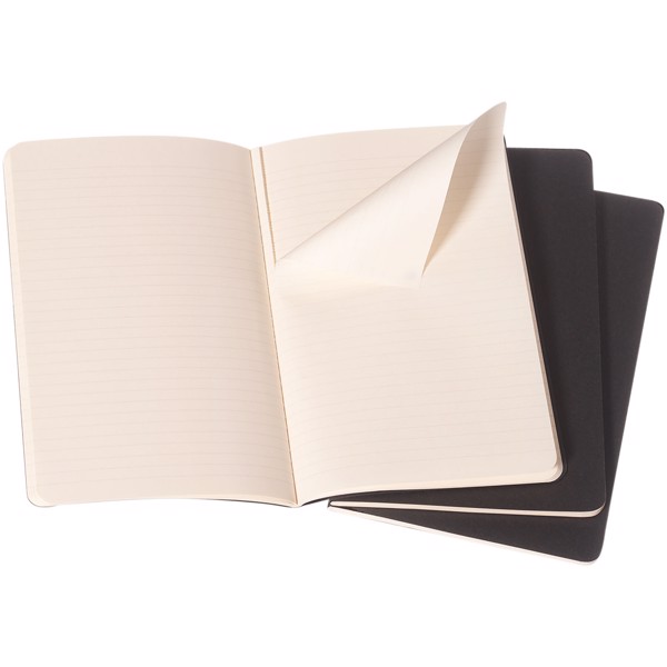 Moleskine Cahier Journal PK - ruled - Solid Black