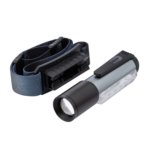 Lampe Frontale Multifonctionnelle Rechargeable SAPPORO - gris foncé