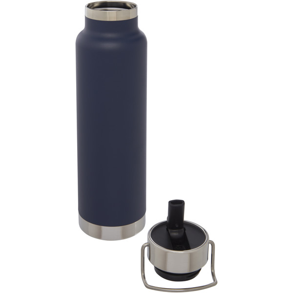 Bouteille isotherme de sport Thor de 750 ml avec isolation par le vide et couche de cuivre - Bleu foncé