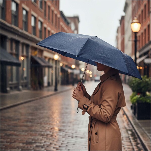 Citizen Green Cloud 25" foldable umbrella - Navy