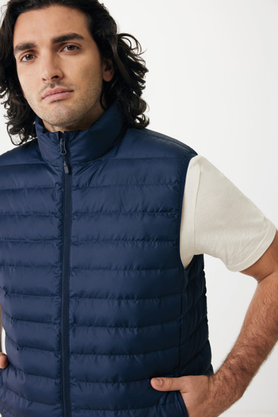 Iqoniq Meru moški telovnik, recikliran poliester - Mornarica / 2XL