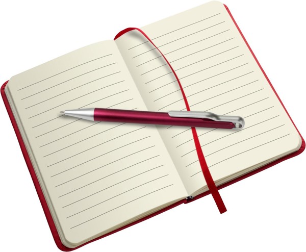 Notitieboek Dita | Gerecycled PU | A6 | Gelinieerd - wit