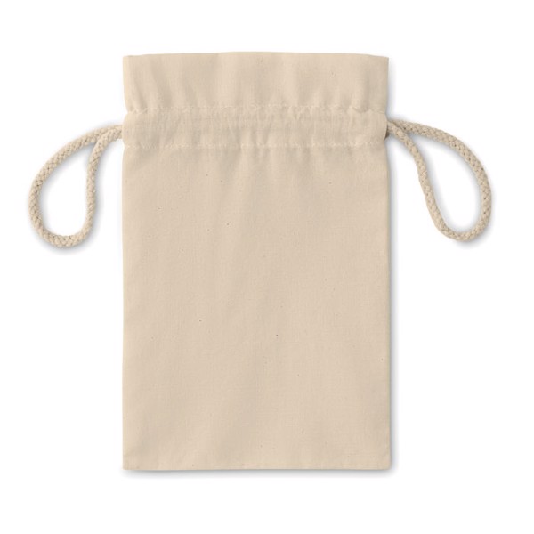 Cotton drawstring bag 14x22cm, 105g/m²
