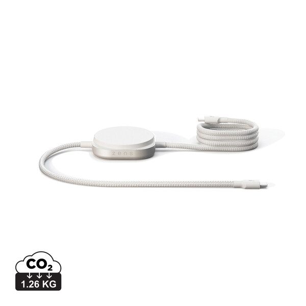 ZENS Câble de recharge USB-C Pro 2 - Blanc