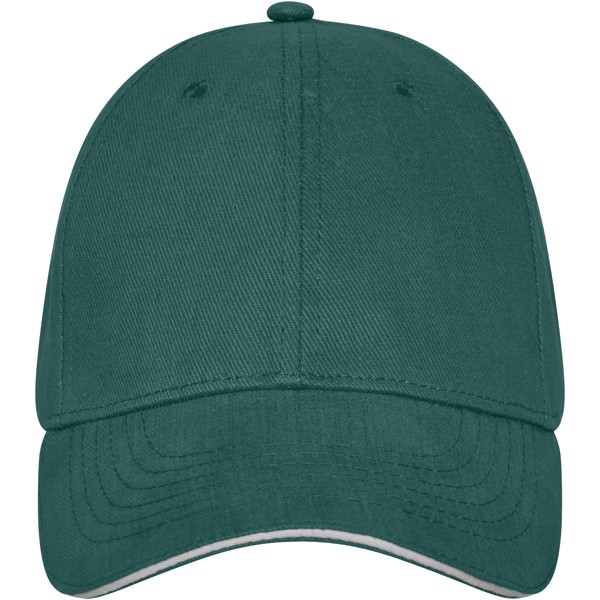 Darton 6 panel sandwich cap - Forest Green