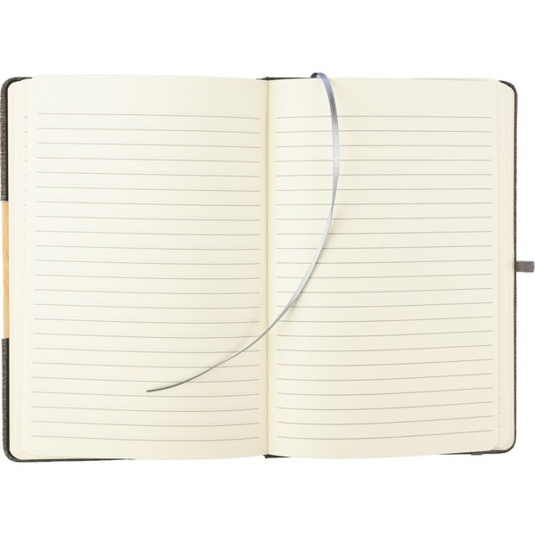 Notebook approx. A5 RPET - grey