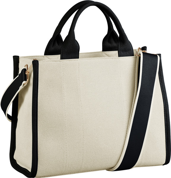 Mittelgroßer Shopper "Puerto" Quadra | QD 632 - Natural / Black / onesize