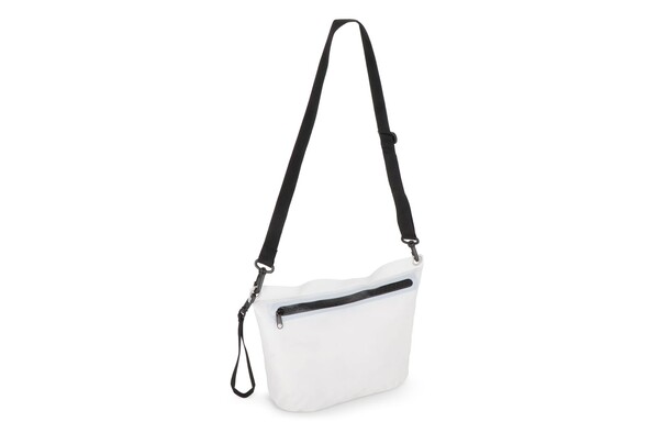 Water-Resistant Ripstop Shoulder Bag 33 x 23 x 13 cm - White