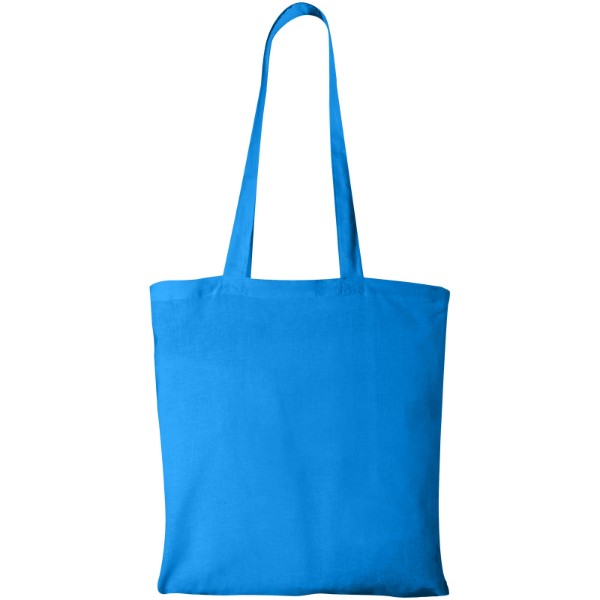Sac shopping coton Carolina 100 gr/m² 7L - Bleu process